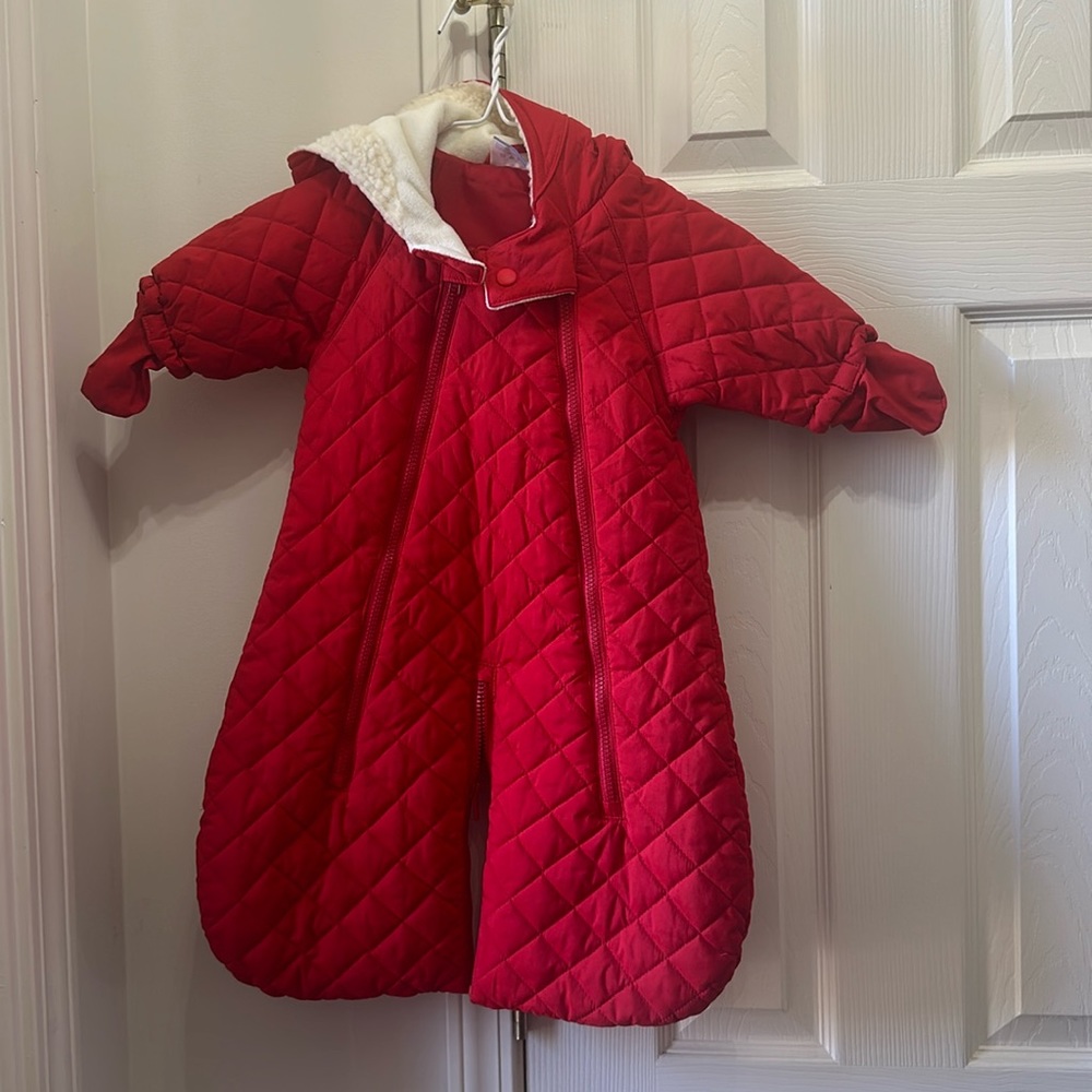 Hanna Anderson snow suit red
